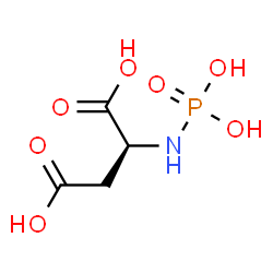 ChemSpider 2D Image | N-Phosphono-L-aspartic acid | C4H8NO7P