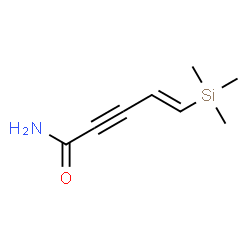 ChemSpider 2D Image | (4E)-5-(Trimethylsilyl)-4-penten-2-ynamide | C8H13NOSi