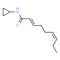 ChemSpider 2D Image | (2E,6Z)-N-Cyclopropyl-2,6-nonadienamide | C12H19NO