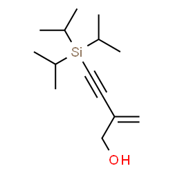 ChemSpider 2D Image | 2-Methylene-4-(triisopropylsilyl)-3-butyn-1-ol | C14H26OSi