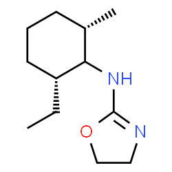 ChemSpider 2D Image | N-[(2R,6S)-2-Ethyl-6-methylcyclohexyl]-4,5-dihydro-1,3-oxazol-2-amine | C12H22N2O
