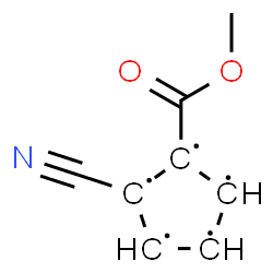 ChemSpider 2D Image | 1-Cyano-2-(methoxycarbonyl)-1,2,3,4,5-cyclopentanepentayl | C8H6NO2