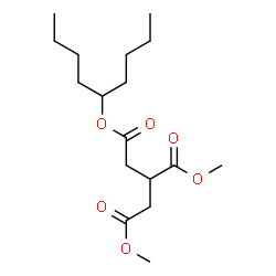 ChemSpider 2D Image | 1,2-Dimethyl 3-(5-nonanyl) 1,2,3-propanetricarboxylate | C17H30O6