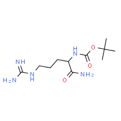 ChemSpider 2D Image | N~2~-{[(2-Methyl-2-propanyl)oxy]carbonyl}argininamide | C11H23N5O3