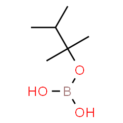 ChemSpider 2D Image | 2,3-Dimethyl-2-butanyl dihydrogen borate | C6H15BO3