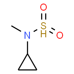 ChemSpider 2D Image | N-(dioxo-$l^{5}-sulfanyl)-N-methyl-cyclopropanamine | C4H8NO2S