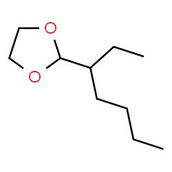 ChemSpider 2D Image | 2-(3-Heptanyl)-1,3-dioxolane | C10H20O2