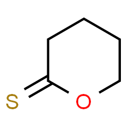 ChemSpider 2D Image | Tetrahydro-2H-pyran-2-thione | C5H8OS