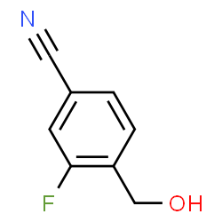 ChemSpider 2D Image | 4-cyano-2-fluorobenzyl alcohol | C8H6FNO