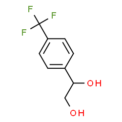 ChemSpider 2D Image | 1-[4-(Trifluoromethyl)phenyl]-1,2-ethanediol | C9H9F3O2