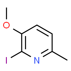 ChemSpider 2D Image | 2-Iodo-3-methoxy-6-methylpyridine | C7H8INO