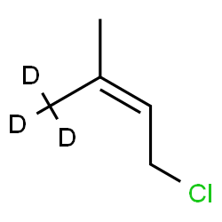 ChemSpider 2D Image | (2Z)-1-Chloro-3-methyl(4,4,4-~2~H_3_)-2-butene | C5H6D3Cl