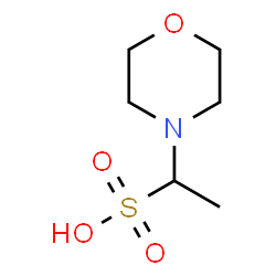 ChemSpider 2D Image | MORPHOLINOETHANESULFONIC ACID | C6H13NO4S