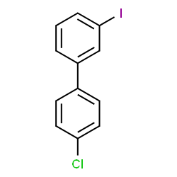 ChemSpider 2D Image | 4'-Chloro-3-iodobiphenyl | C12H8ClI