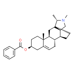 ChemSpider 2D Image | (3beta,17beta,20alpha)-Con-5-enin-3-yl benzoate | C29H39NO2