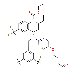 ChemSpider 2D Image | Obicetrapib | C32H31F9N4O5
