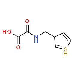 ChemSpider 2D Image | 2-oxo-2-(3H-thiophen-3-ylmethylamino)acetic acid | C7H8NO3S