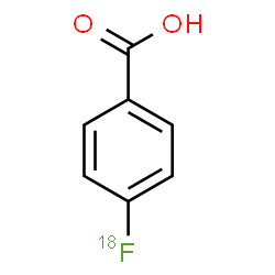 ChemSpider 2D Image | 4-(Fluoro-18F)benzoic acid | C7H518FO2