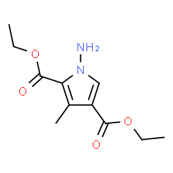 ChemSpider 2D Image | Diethyl 1-amino-3-methyl-1H-pyrrole-2,4-dicarboxylate | C11H16N2O4