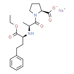 ChemSpider 2D Image | ENALAPRIL SODIUM | C20H27N2NaO5