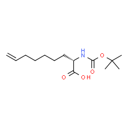 ChemSpider 2D Image | (2S)-2-[(tert-Butoxycarbonyl)amino]non-8-enoic acid | C14H25NO4