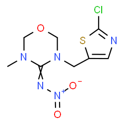ChemSpider 2D Image | Thiamethoxam | C8H10ClN5O3S