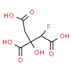 ChemSpider 2D Image | Fluorocitric acid | C6H7FO7
