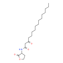 ChemSpider 2D Image | 3-Oxo-N-(2-oxotetrahydro-3-furanyl)hexadecanamide | C20H35NO4