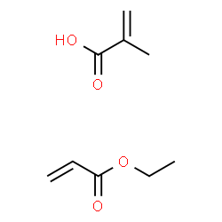 ChemSpider 2D Image | 2-Methylacrylic acid - ethyl acrylate (1:1) | C9H14O4