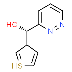 ChemSpider 2D Image | (S)-pyridazin-3-yl(3H-thiophen-3-yl)methanol | C9H9N2OS