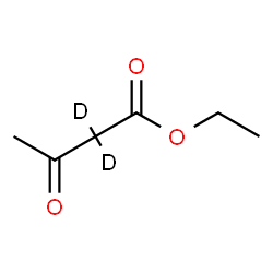 ChemSpider 2D Image | Ethyl 3-oxo(2,2-~2~H_2_)butanoate | C6H8D2O3