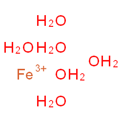 ChemSpider 2D Image | ferric hexahydrate | H12FeO6