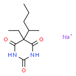 ChemSpider 2D Image | Mebumal Natrium | C11H18N2NaO3