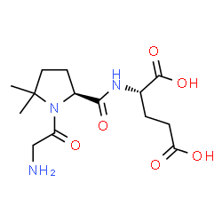 ChemSpider 2D Image | Glycyl-5,5-dimethyl-L-prolyl-L-glutamic acid | C14H23N3O6