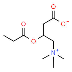 ChemSpider 2D Image | propionylcarnitine | C10H19NO4