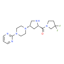 ChemSpider 2D Image | gosogliptin | C17H24F2N6O