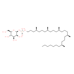 ChemSpider 2D Image | beta-D-mannosyl C32-phosphomycoketide | C38H77O9P