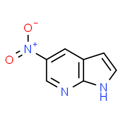 ChemSpider 2D Image | 5-Nitro-7-azaindole | C7H5N3O2