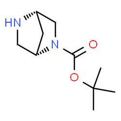 ChemSpider 2D Image | (1S,4S)-2-BOC-2,5-DIAZABICYCLO[2.2.1]HEPTANE | C10H18N2O2