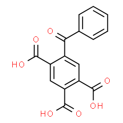 ChemSpider 2D Image | 5-Benzoyl-1,2,4-benzenetricarboxylic acid | C16H10O7