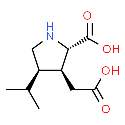 ChemSpider 2D Image | Dihydrokainic acid | C10H17NO4