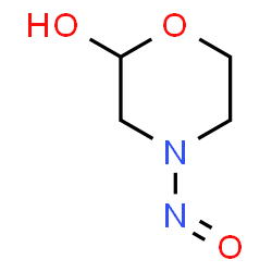 ChemSpider 2D Image | 4-Nitroso-2-morpholinol | C4H8N2O3