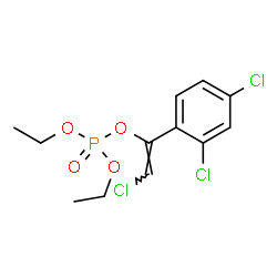 ChemSpider 2D Image | Chlorfenvinphos | C12H14Cl3O4P