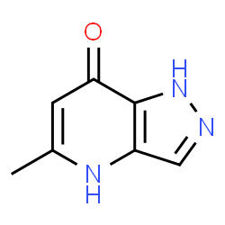 ChemSpider 2D Image | 5-methyl-1H-pyrazolo[4,3-b]pyridin-7-ol | C7H7N3O