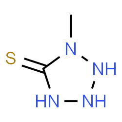 ChemSpider 2D Image | 1-Methyl-5-tetrazolidinethione | C2H6N4S