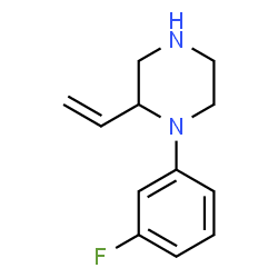 ChemSpider 2D Image | 1-(3-Fluorophenyl)-2-vinylpiperazine | C12H15FN2