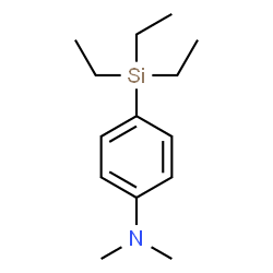 ChemSpider 2D Image | N,N-Dimethyl-4-(triethylsilyl)aniline | C14H25NSi