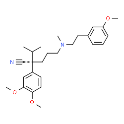 ChemSpider 2D Image | (-)-Devapamil | C26H36N2O3