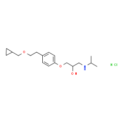 ChemSpider 2D Image | Betaxolol hydrochloride | C18H30ClNO3