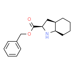 ChemSpider 2D Image | Benzyl (2R,3aR,7aR)-octahydro-1H-indole-2-carboxylate | C16H21NO2